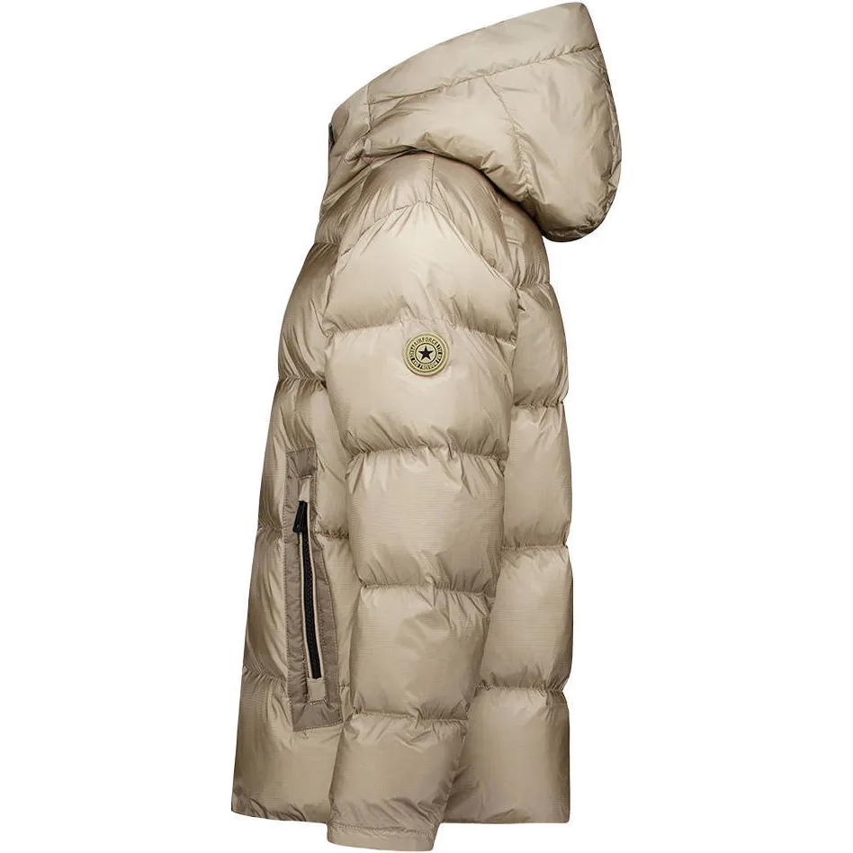 Airforce gewatteerde winterjas beige, foto 3