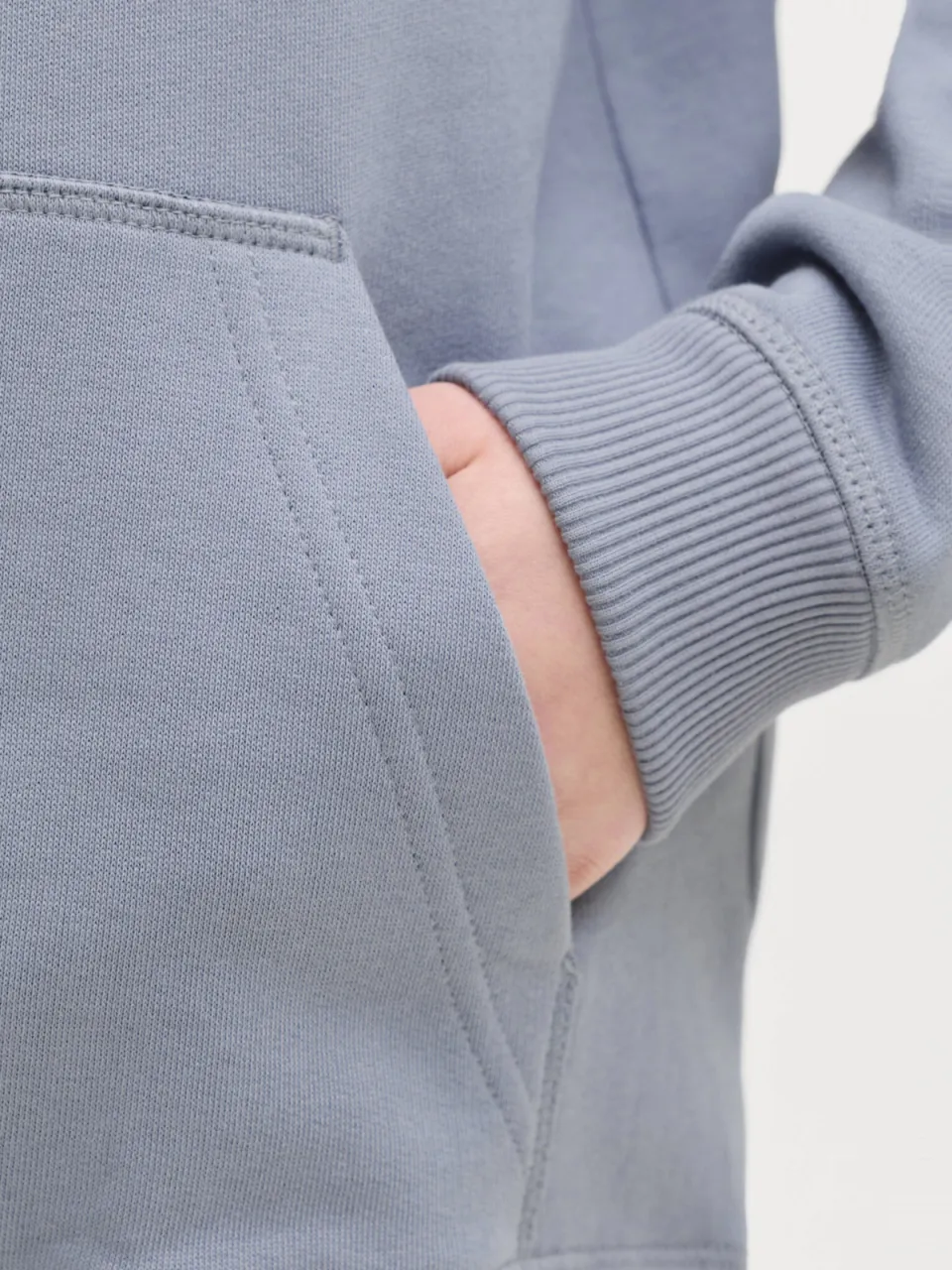 Jack & Jones JUNIOR hoodie lichtblauw grijsblauw, foto 7