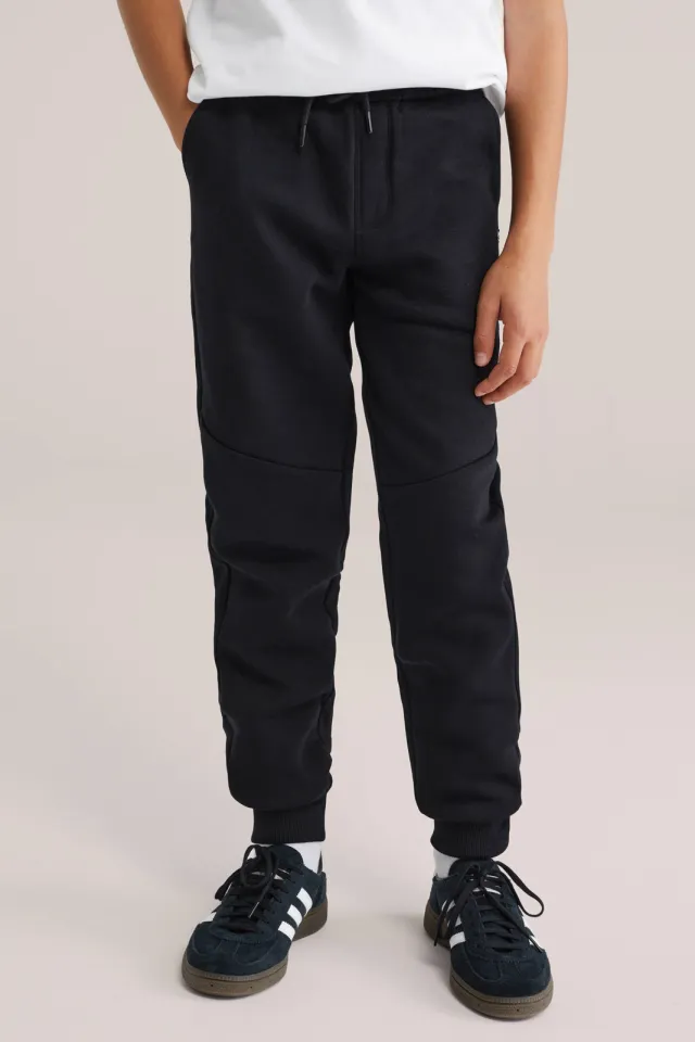 WE Fashion regular joggingbroek zwart, foto 3