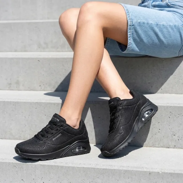 Skechers Uno Shiny Scale sneakers zwart, foto 5