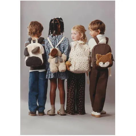 Mango Kids kinderrugzak lichtbruin hondje lichtbruin/bruin, foto 4