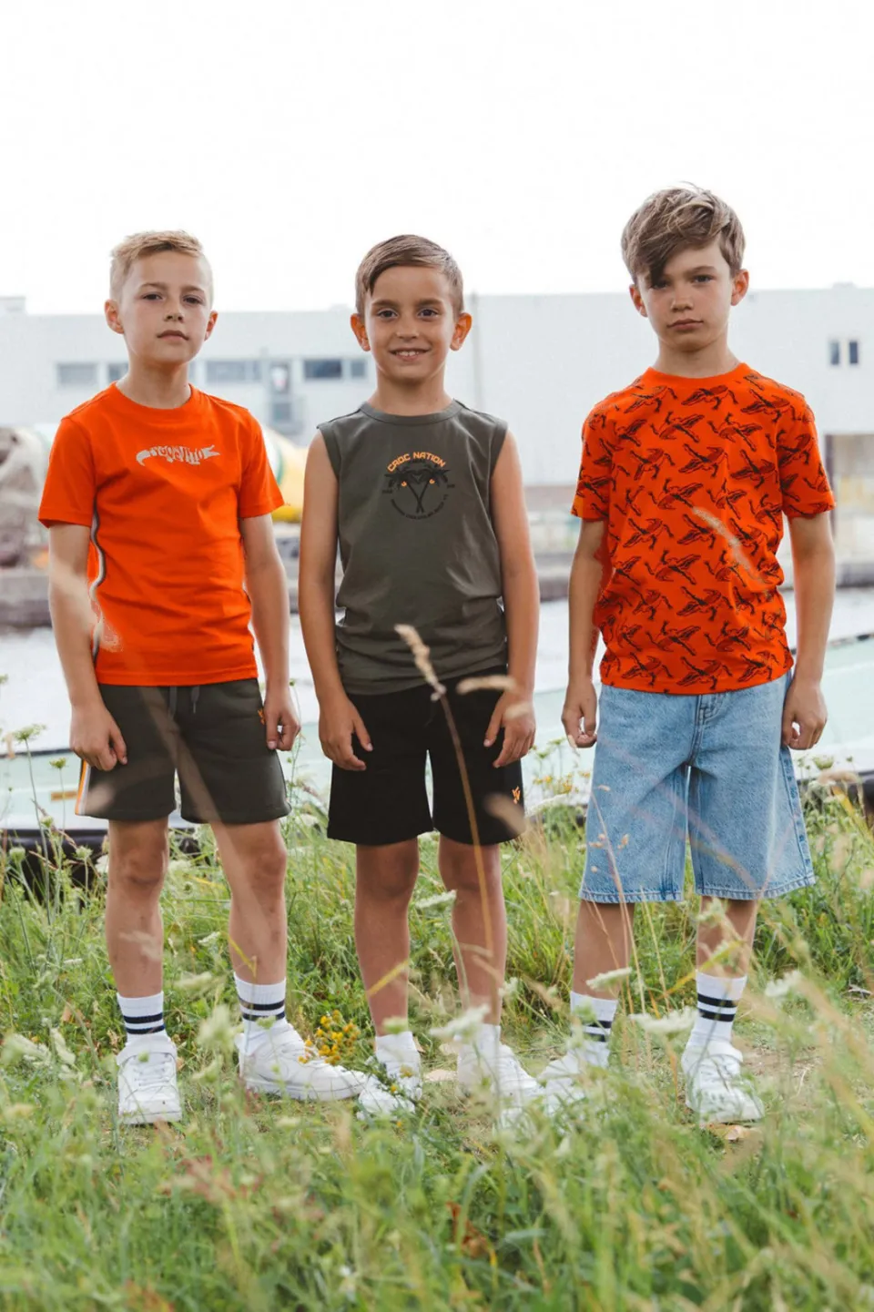 TYGO & vito jersey T-shirt oranje