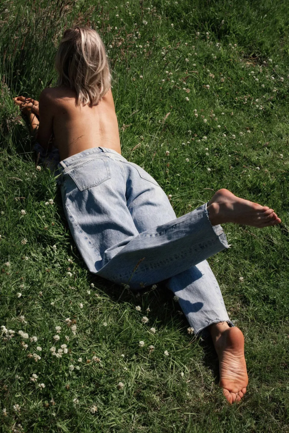 Catwalk Junkie barrel jeans - medium blue denim, foto 4