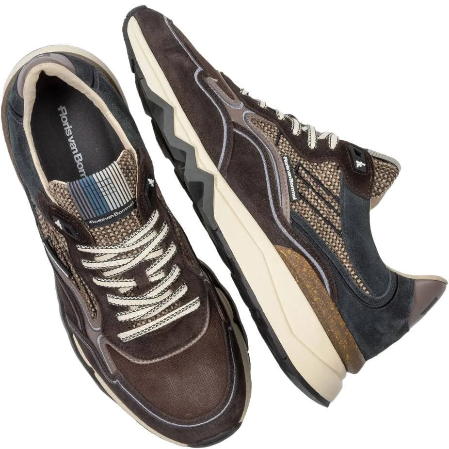 Floris Van Bommel De Zager 03.14 lage sneaker bruin, foto 3