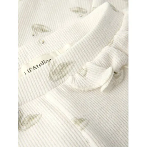 Lil' Atelier Baby slim legging NBFGAVO offwhite, foto 3