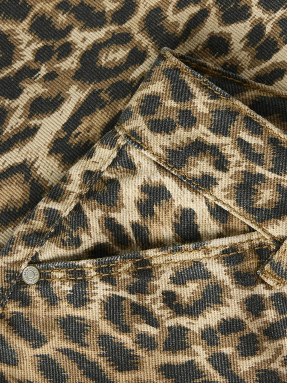 NAME IT MINI mom broek panterprint lichtbruin lichtbruin/bruin, foto 6
