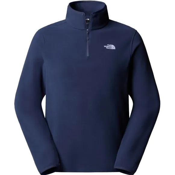 The North Face Glacier Fleece 1/4 Zip Jacket - Fleecetrui, blauw