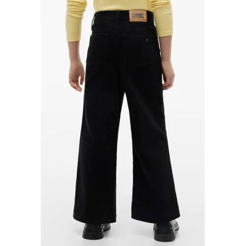 Tommy Hilfiger Mabel wide leg jeans - zwart, foto 5