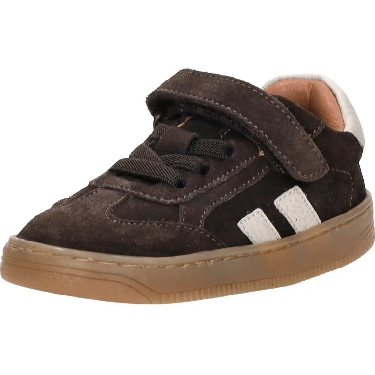 Keq lage sneakers donkerbruin, foto 3