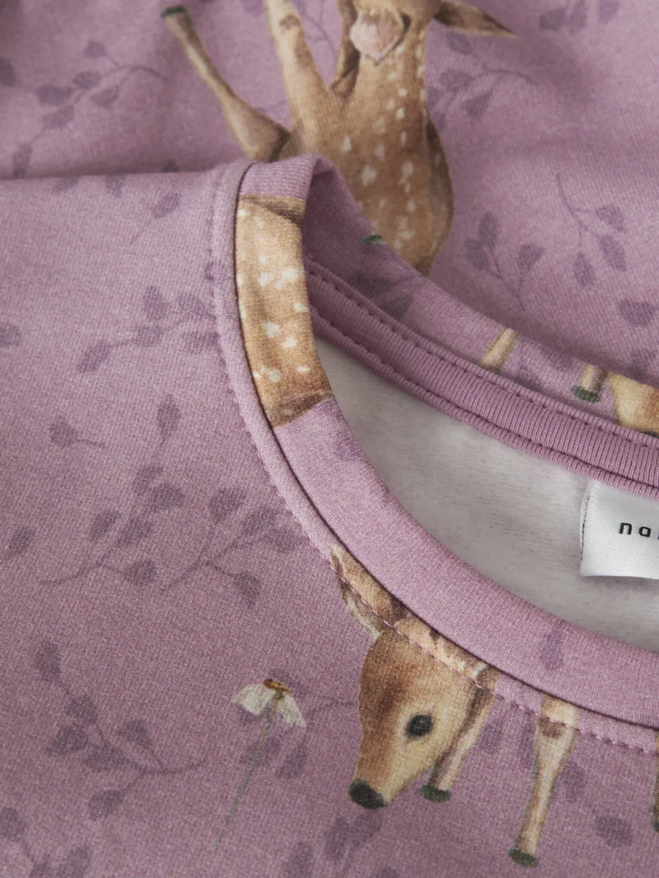 NAME IT MINI Bambi sweater roze All over print, foto 4