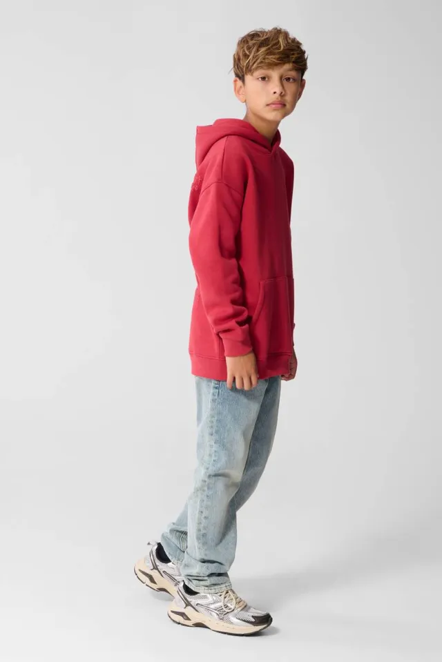 Shoeby hoodie met borduursels - rood