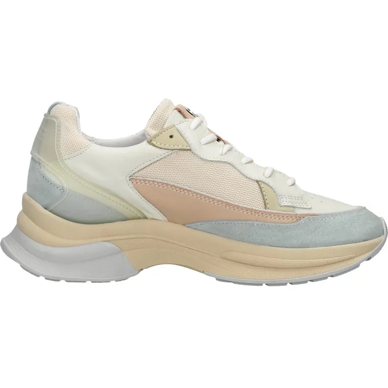 Red Rag lage sneakers wit