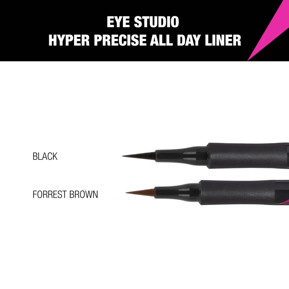 Maybelline New York Hyper Precise All Day eyeliner bruin, foto 5