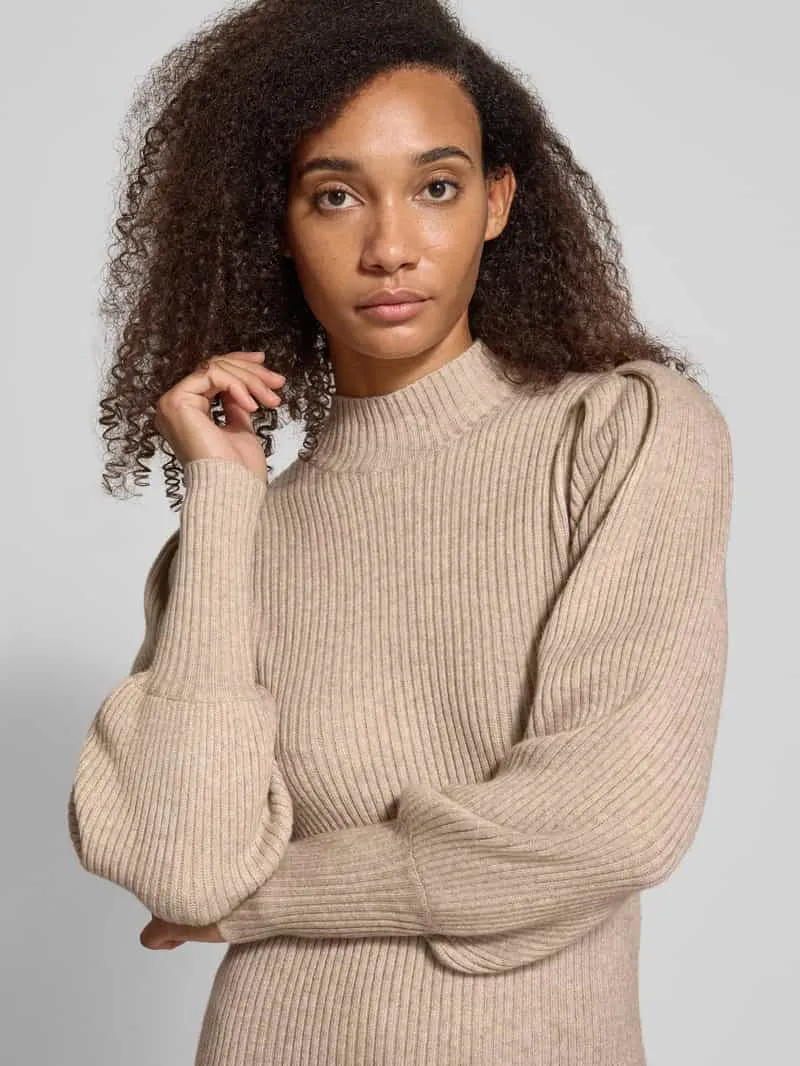 Only Katia tricotjurk beige gemêleerd, foto 5