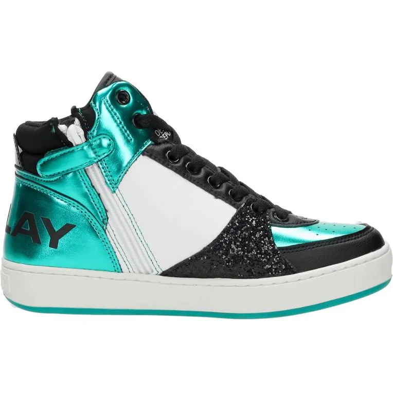 Replay Cobra 7CC hoge sneakers groen