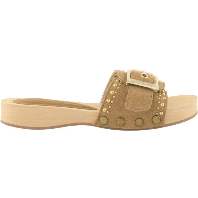 Colors of California HC.BAYLO5 suède slippers lichtbruin