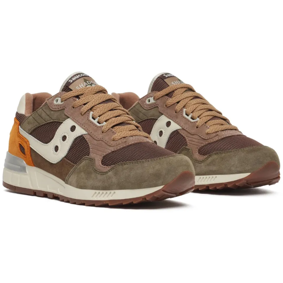 Saucony Shadow 5000 lage sneaker bruin, foto 5