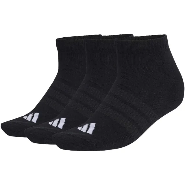 Adidas Cushioned Essentials Low Cut sokken zwart