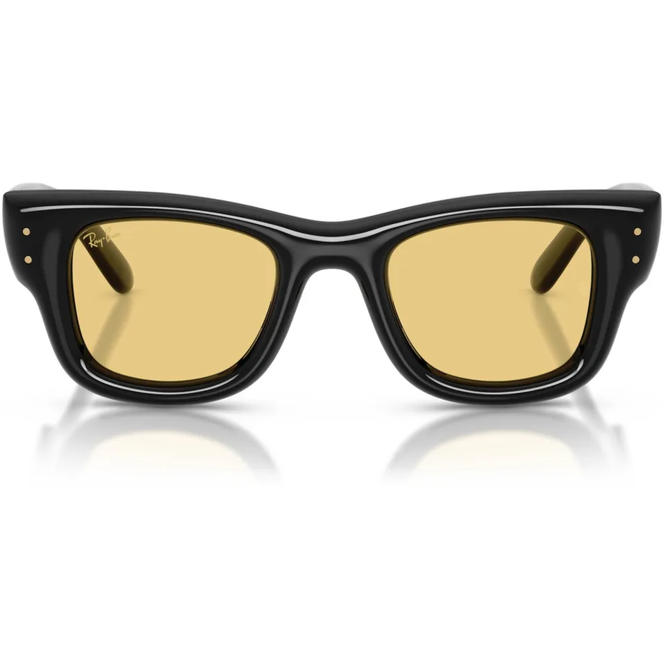 Ray-Ban x A$AP Rocky zonnebril Wayfarer Puffer oranje/zwart, foto 4