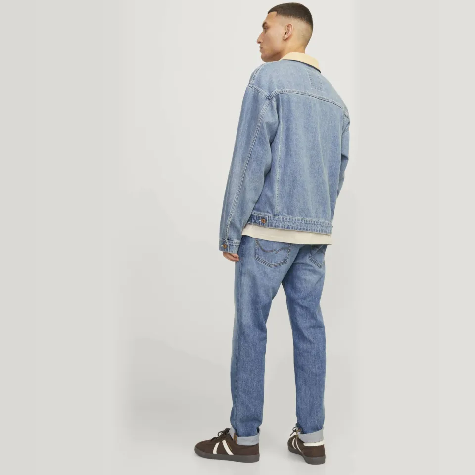 Jack & Jones JEANS INTELLIGENCE regular fit jeans JJICLARK JJORIGINAL blue denim, foto 3