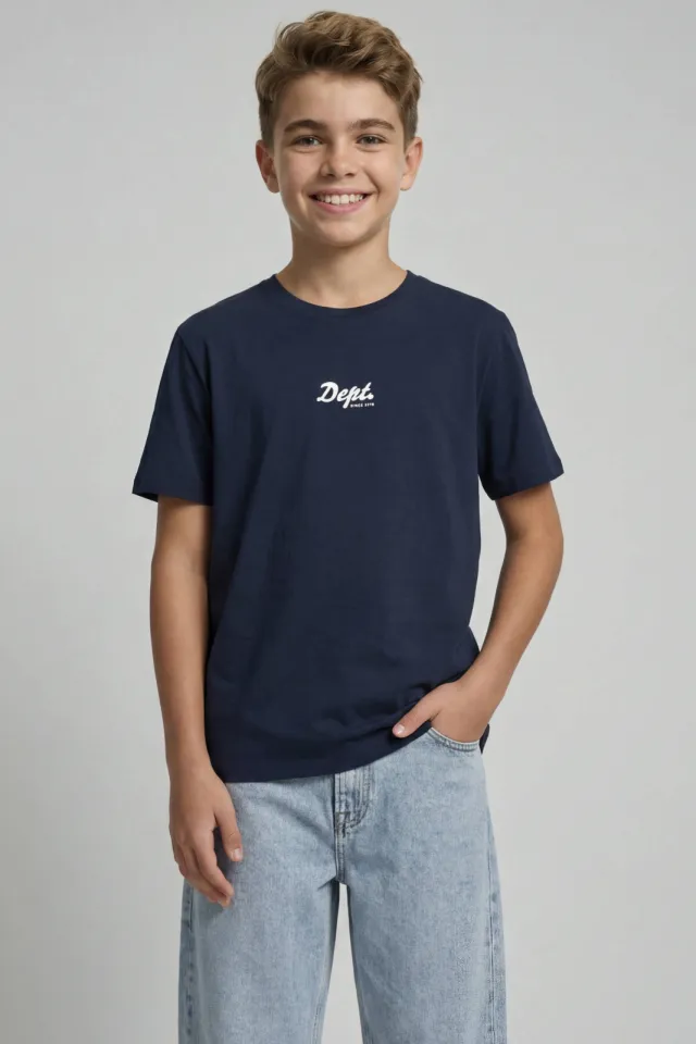 JJ Rebel t-shirt donkerblauw, foto 5