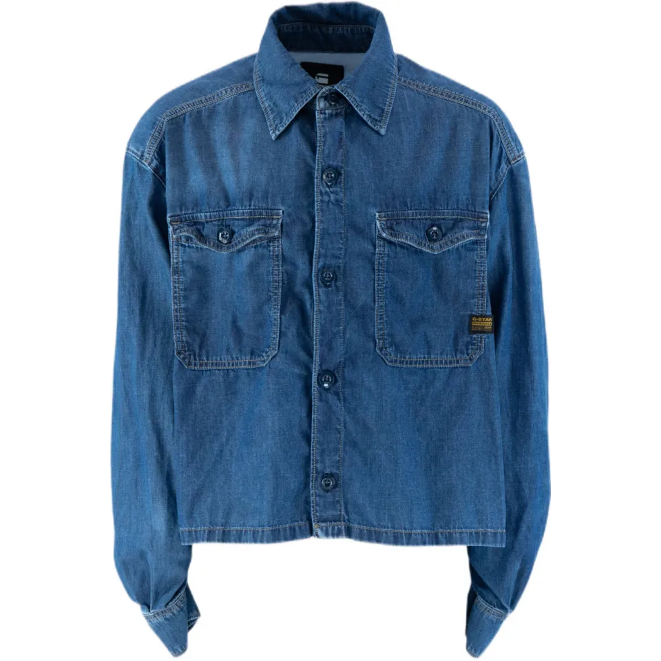 G-Star denim overhemd blauw, foto 2