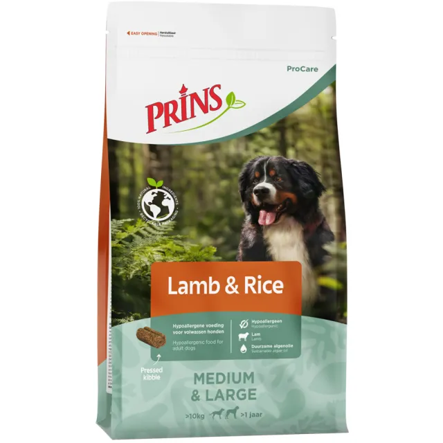 Prins ProCare Hypoallergenic hondenvoer lam en rijst, foto 2