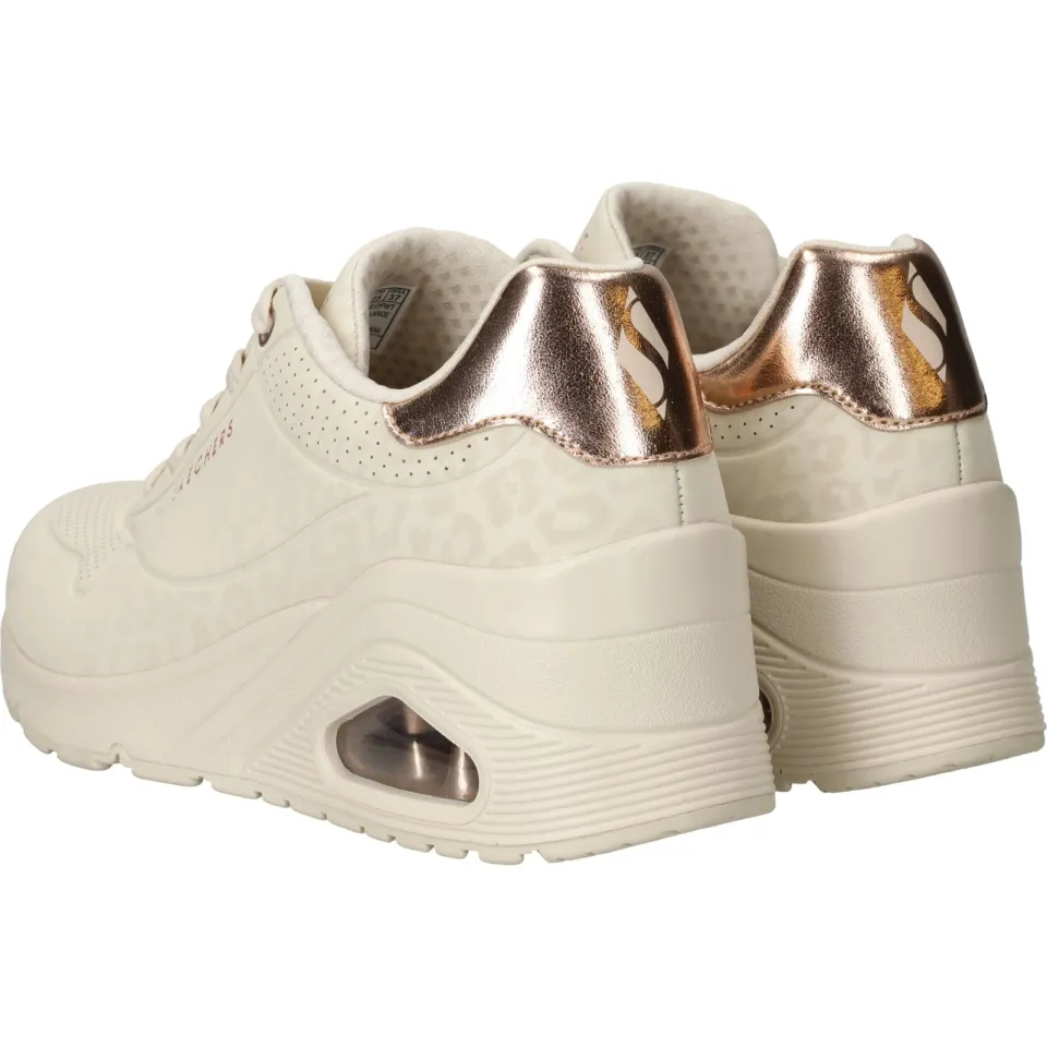 Skechers Uno Wedge Safari Daze sneakers gebroken wit, foto 6