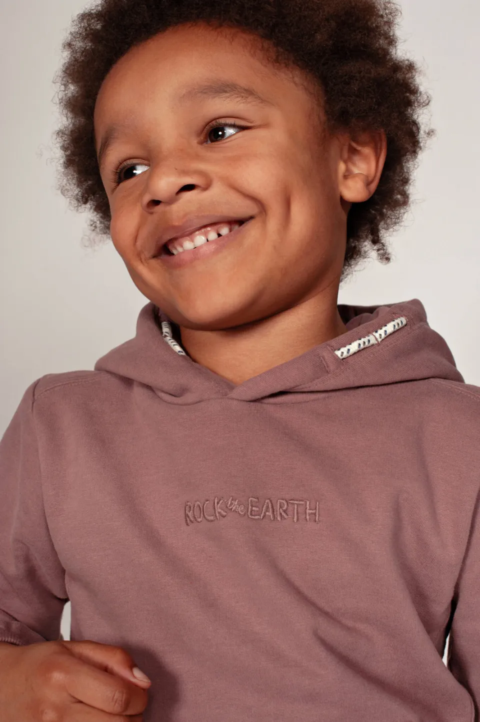 Sturdy hoodie Rock the Earth - mauve, foto 8