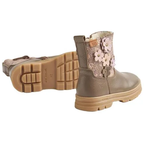 Wheat suède enkelboots met profielzool - groen, foto 3