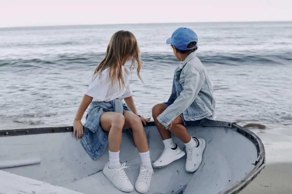 Calvin Klein Tyler sneakers wit/zwart, foto 2