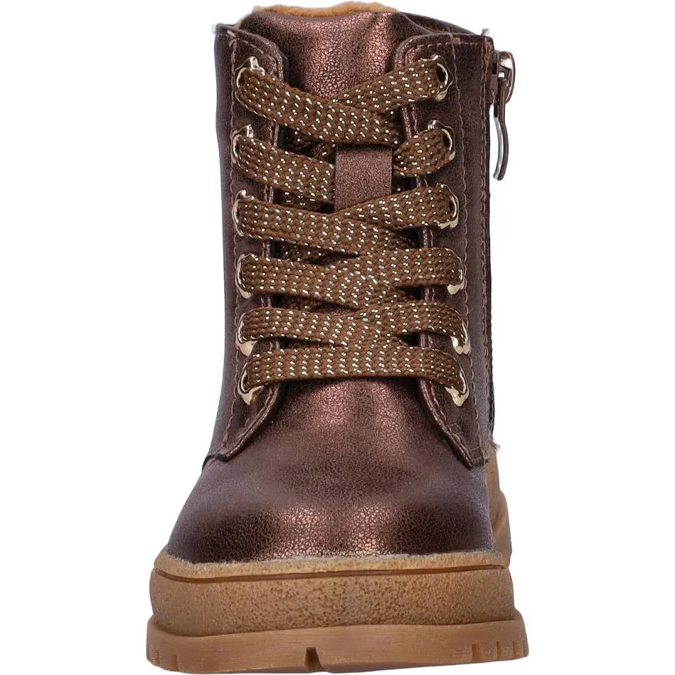 Nelson Kids enkelboots met profielzool - bruin, foto 3