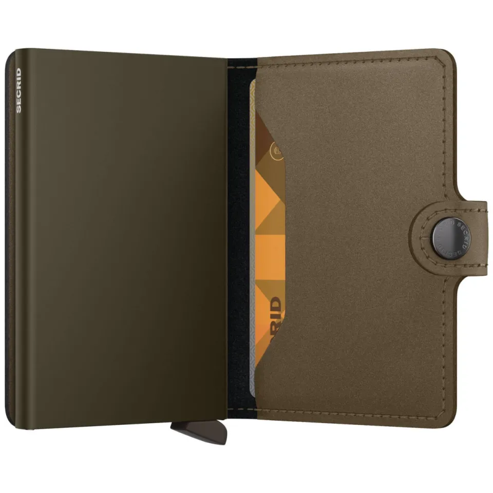 Secrid Miniwallet pasjeshouder matte satin brons, foto 5