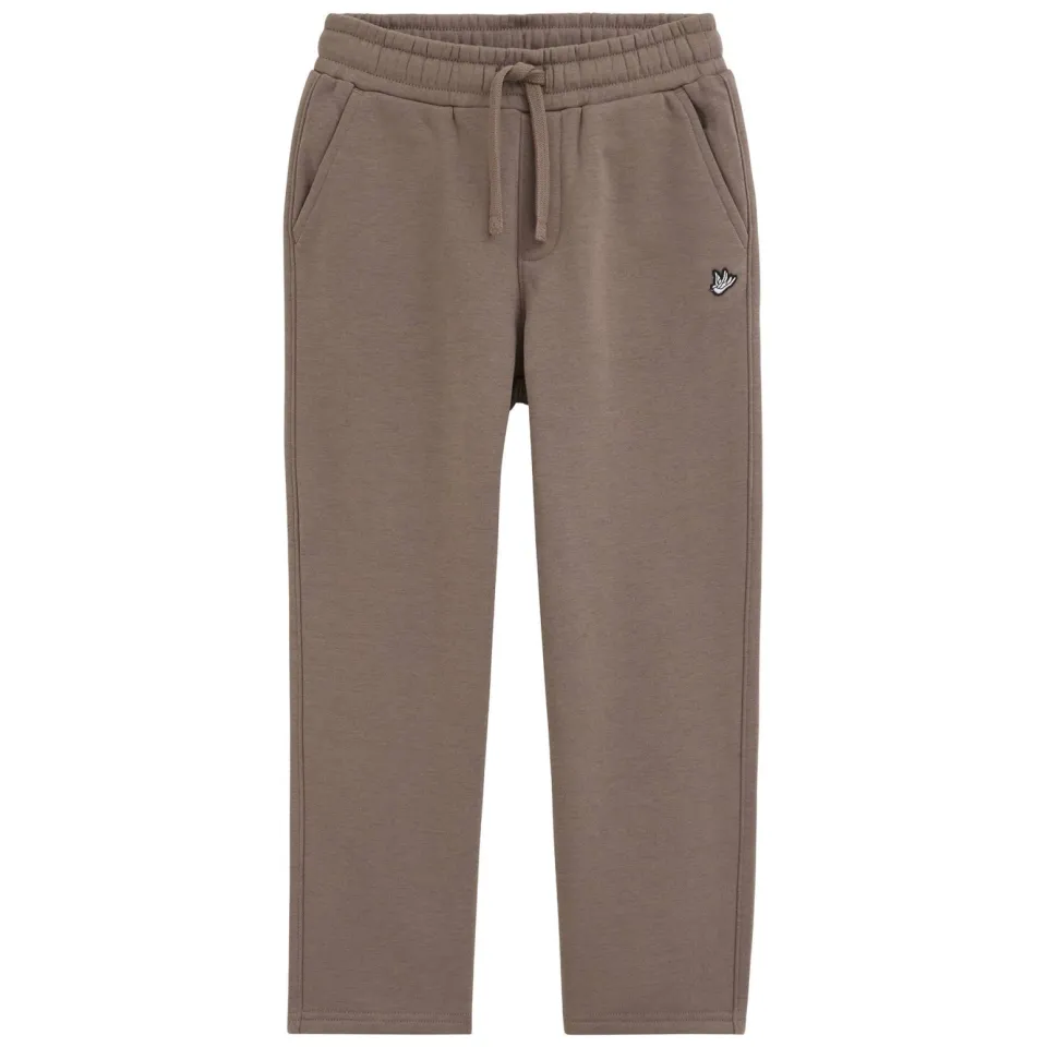 WE Fashion tapered joggingbroek bruin, foto 2