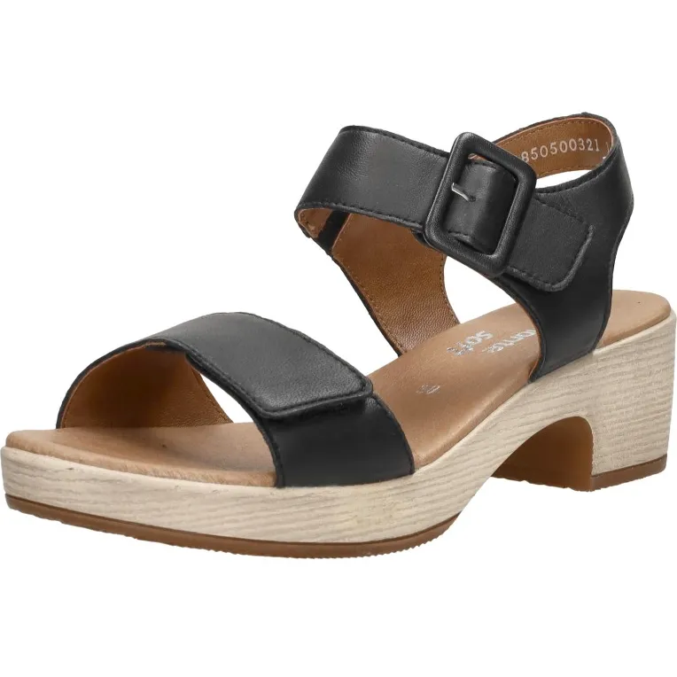 Remonte sandalen met hak zwart, foto 3
