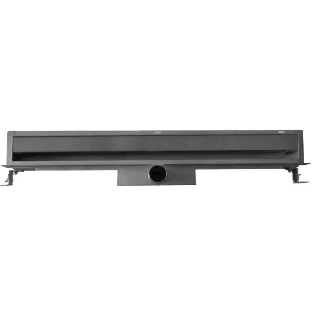 Wiesbaden RVS Douchegoot Flens met kunststof sifon filter 80cm MUURINBOUW