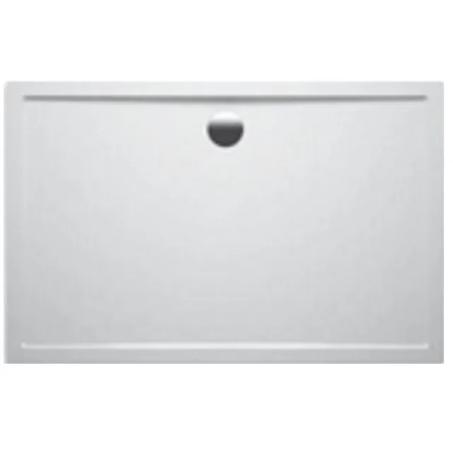 Wiesbaden douchebak acryl rechthoek wit 90mm afvoer