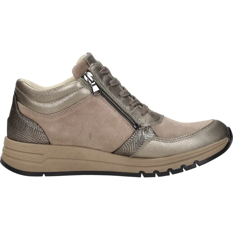 Waldläufer H-April veterschoenen taupe
