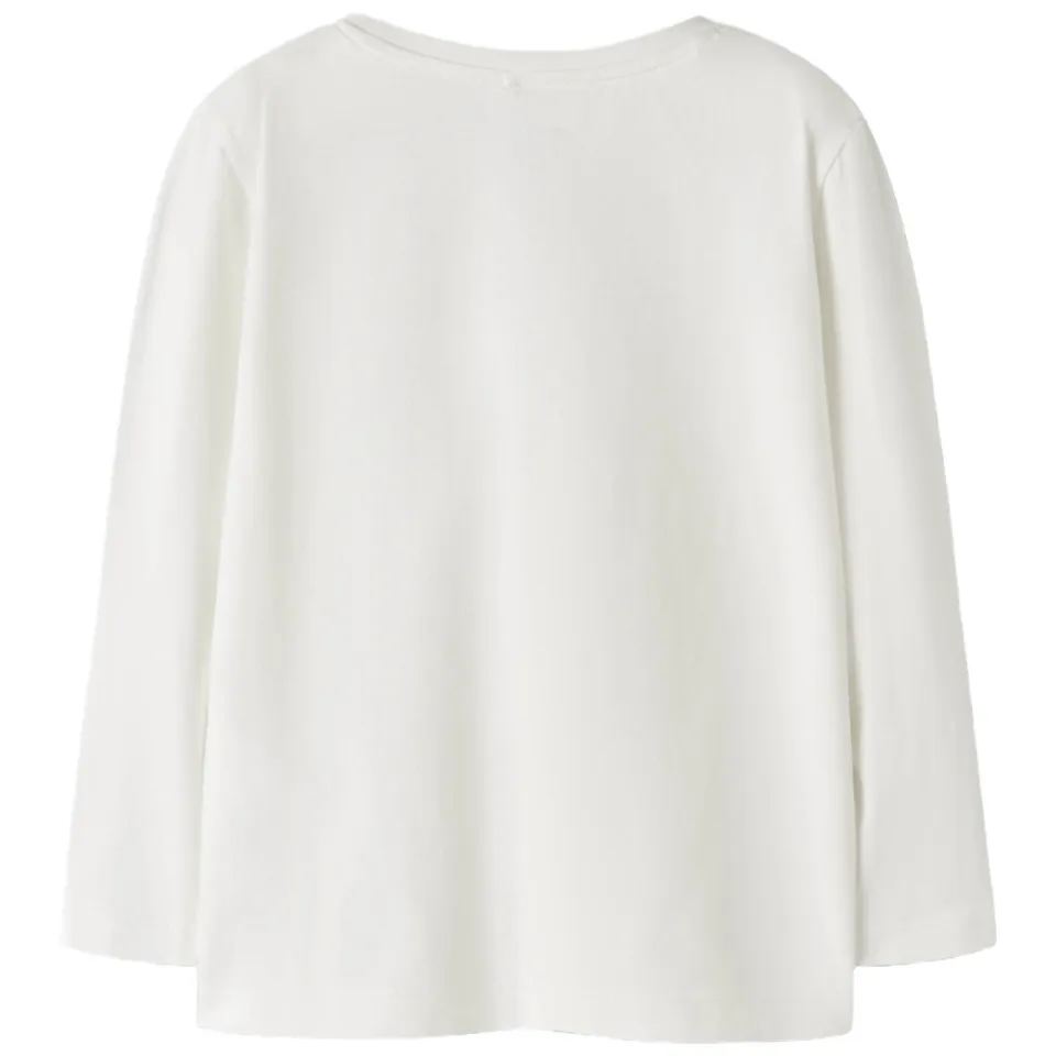 GUPPY MINI rechtvallende longsleeve wit, foto 2