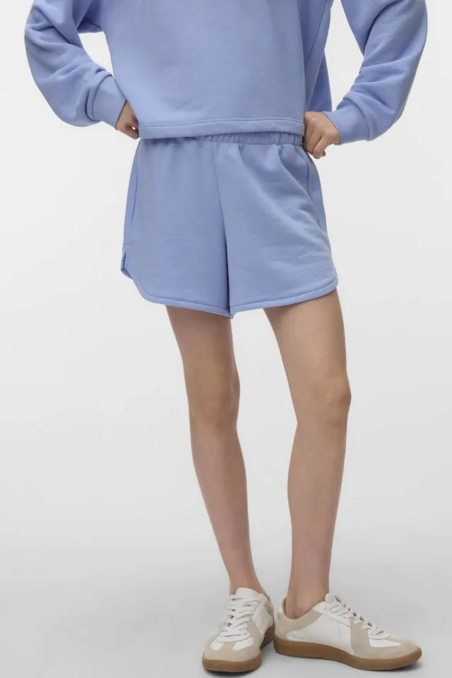 Vero Moda Girl regular sweatshort lichtblauw, foto 3