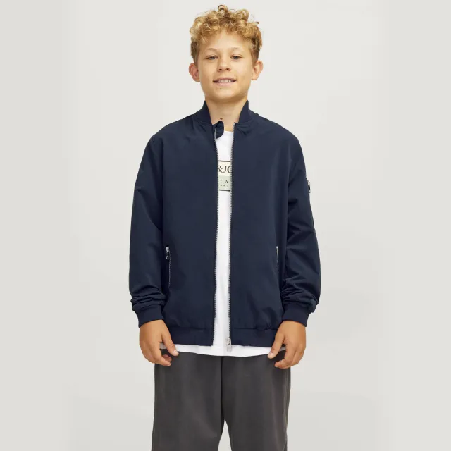 Jack & Jones Junior JJERUSH bomberjack donkerblauw