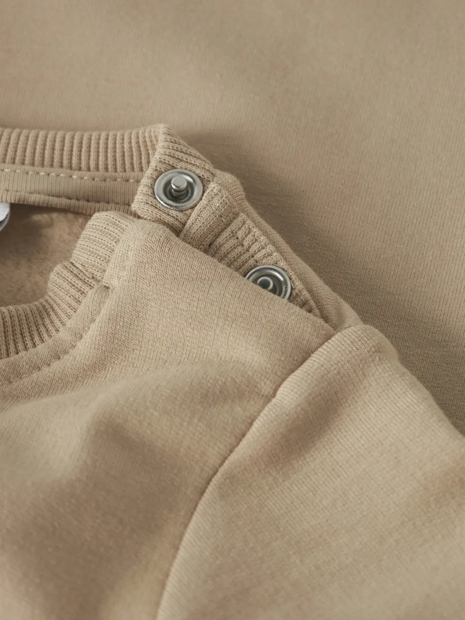 NAME IT BABY rechtvallende sweater met print - beige Printopdruk, foto 4