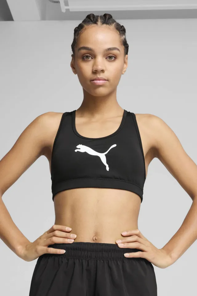 Puma sport-bh medium support - zwart, foto 4