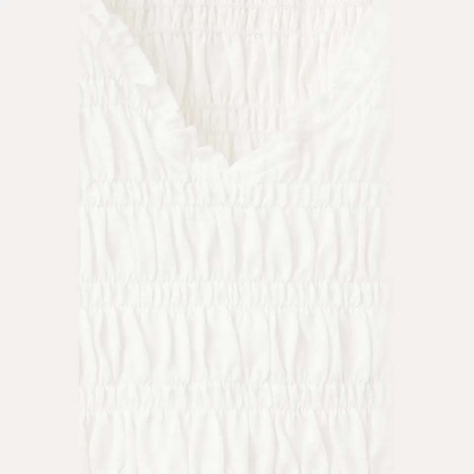 Mango top met peplum wit, foto 7