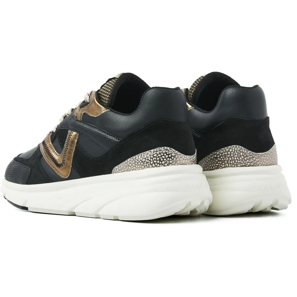 Via Vai Sneakers Vic Kyro Zwart, foto 4