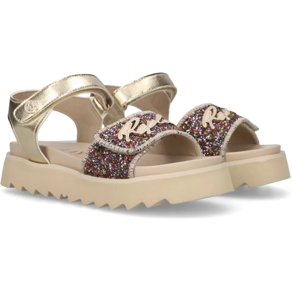 Replay Alicante 9 sandalen goudkleurig, foto 4
