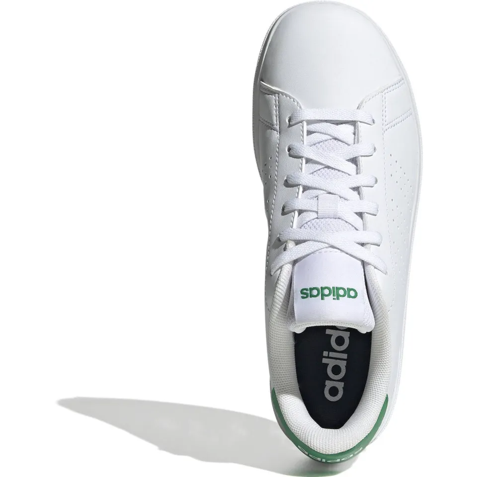 Adidas Advantage Base 2.0 sneaker wit groen, foto 5