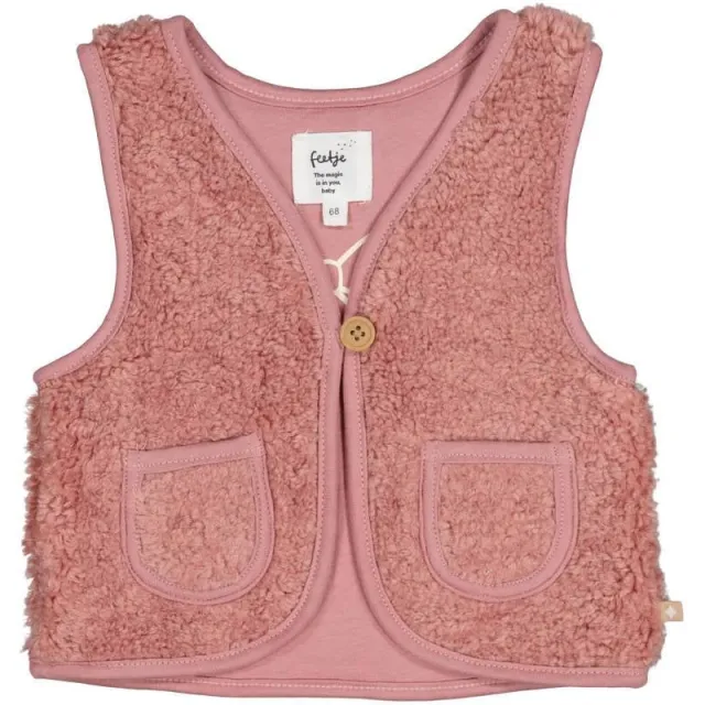 Feetje teddy gilet Dress to Impress roze, foto 2
