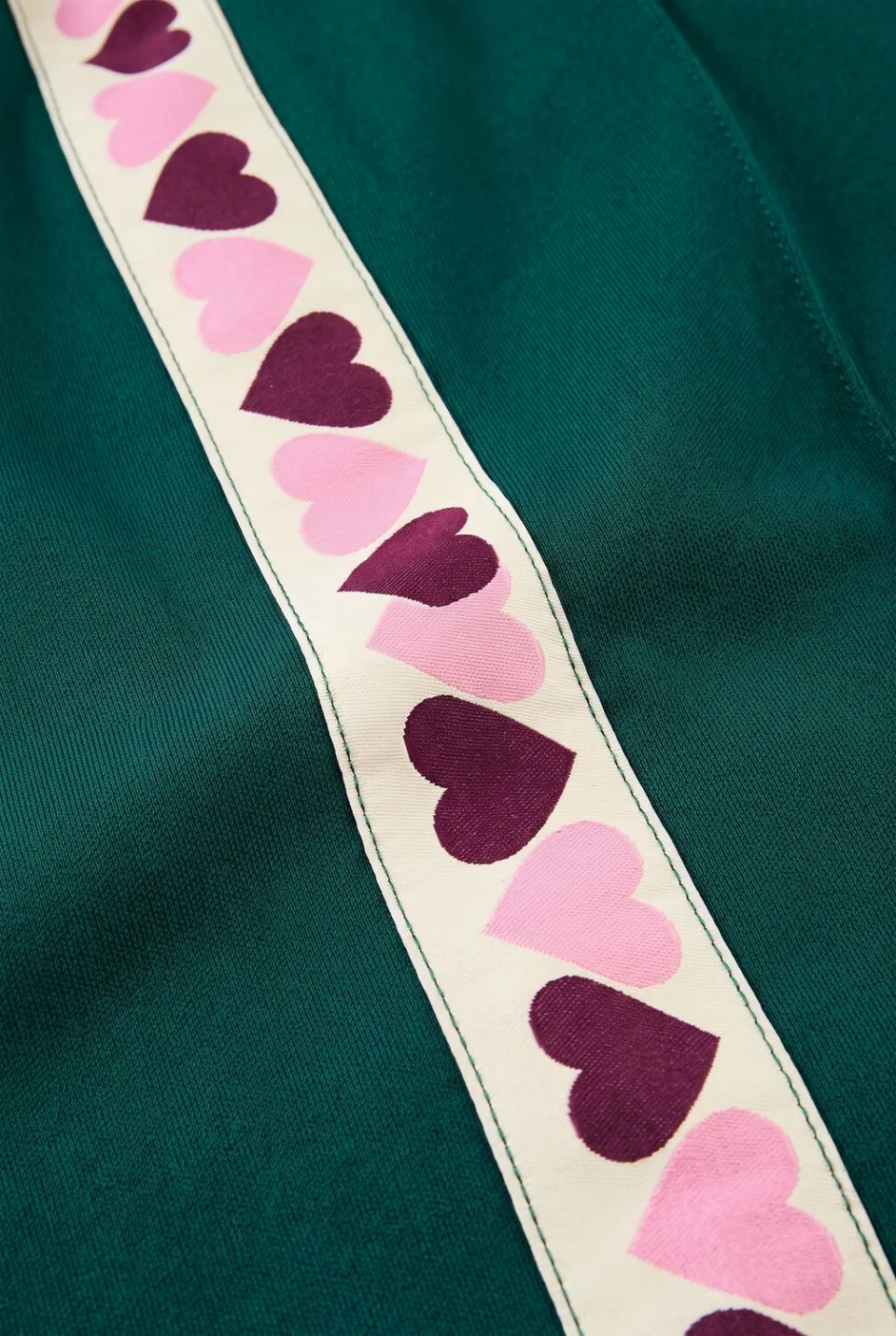 Z8 Karlijn wide leg joggingbroek groen roze wit, foto 8