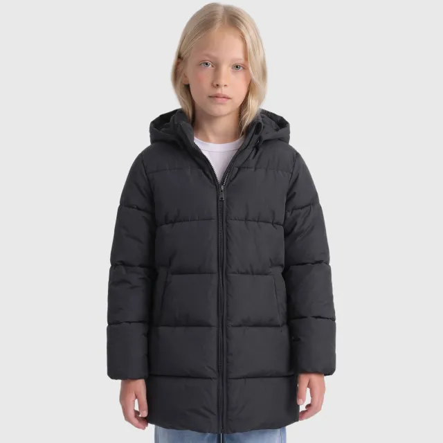 Only KIDS ONLY GIRL gewatteerde winterjas - zwart